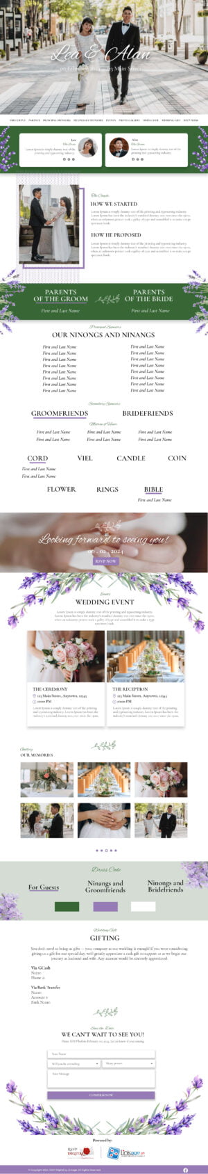 Our Wedding Template #7