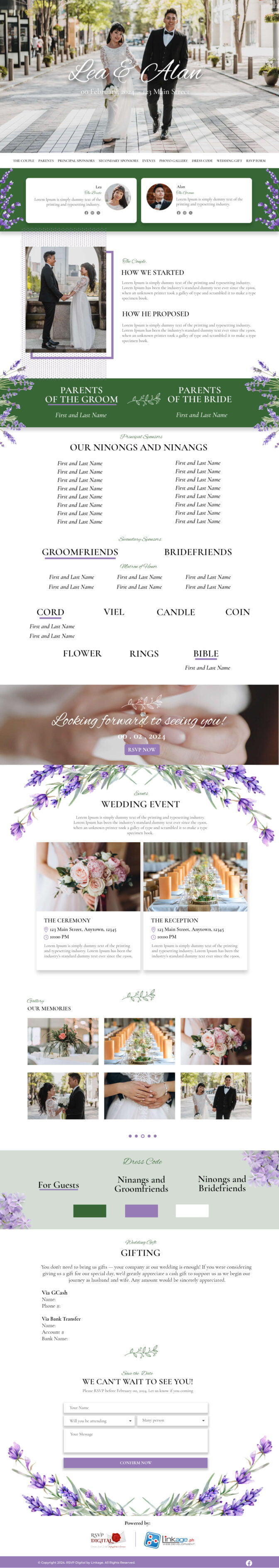 Our Wedding Template #7