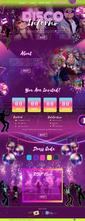 Disco Inferno Event Template