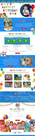 birthday event cocomelon theme